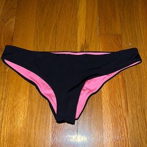 Black low rise it cheeky bikini bottom